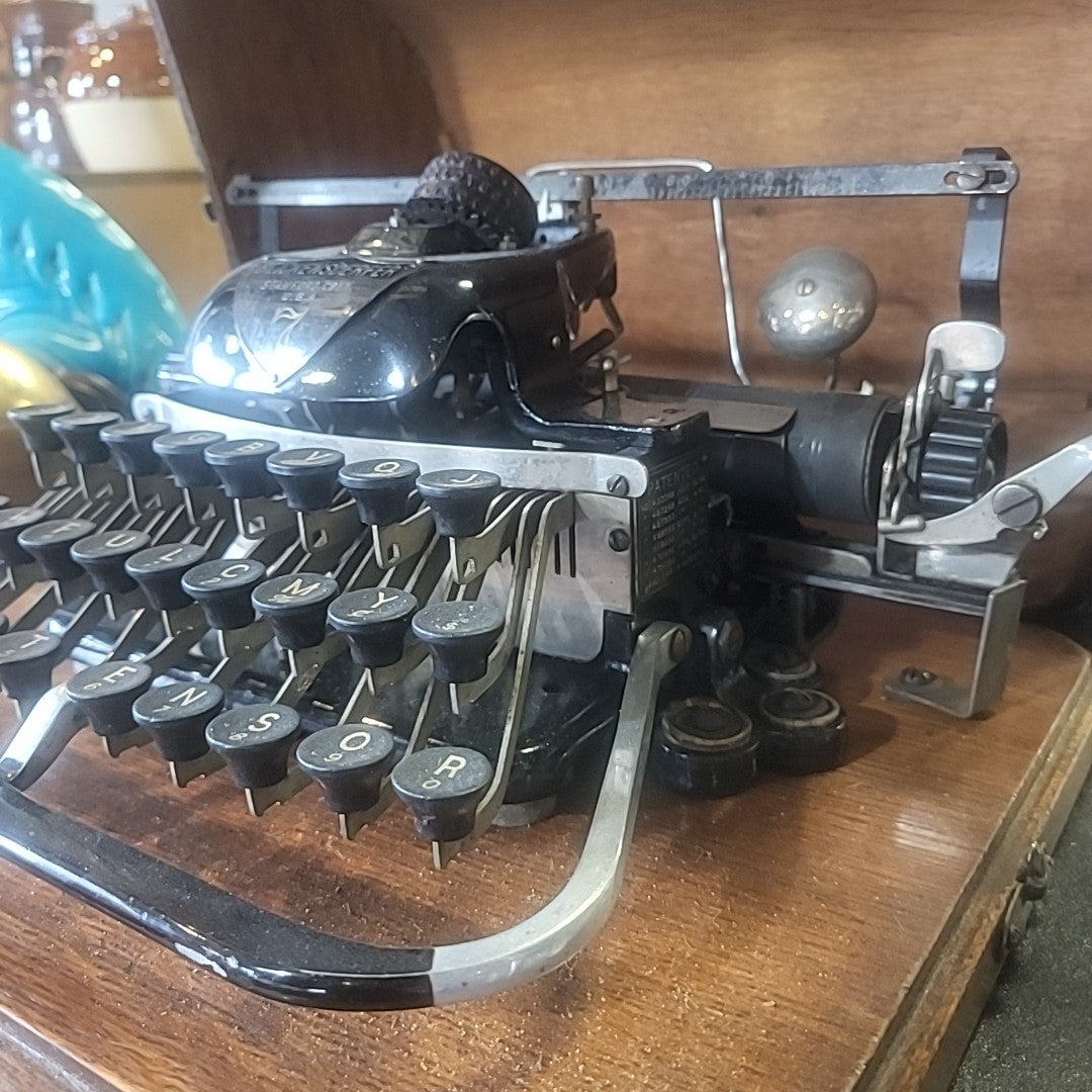 Blickensderfer Typewriter No. 7 with Original Wooden Case