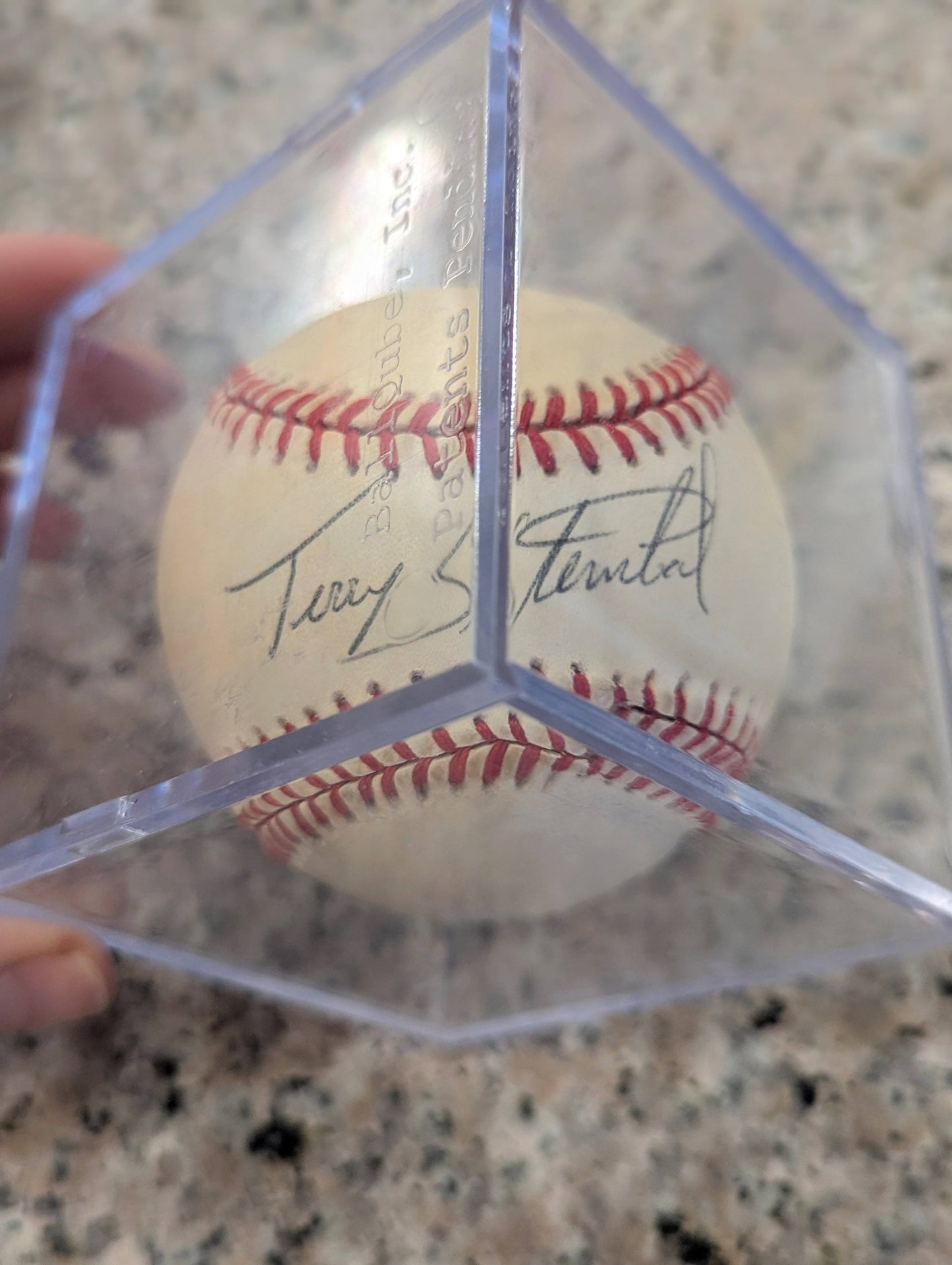 Terry Steinbach Signed Baseball