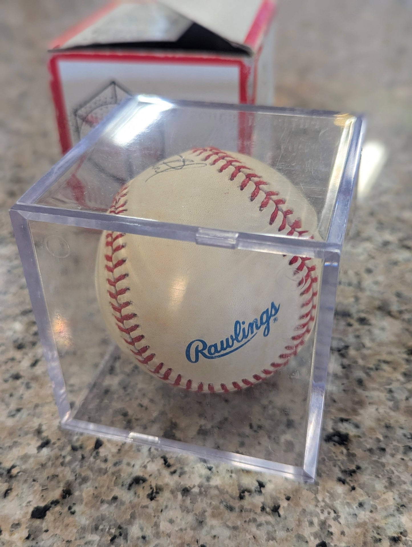 Terry Steinbach Signed Baseball
