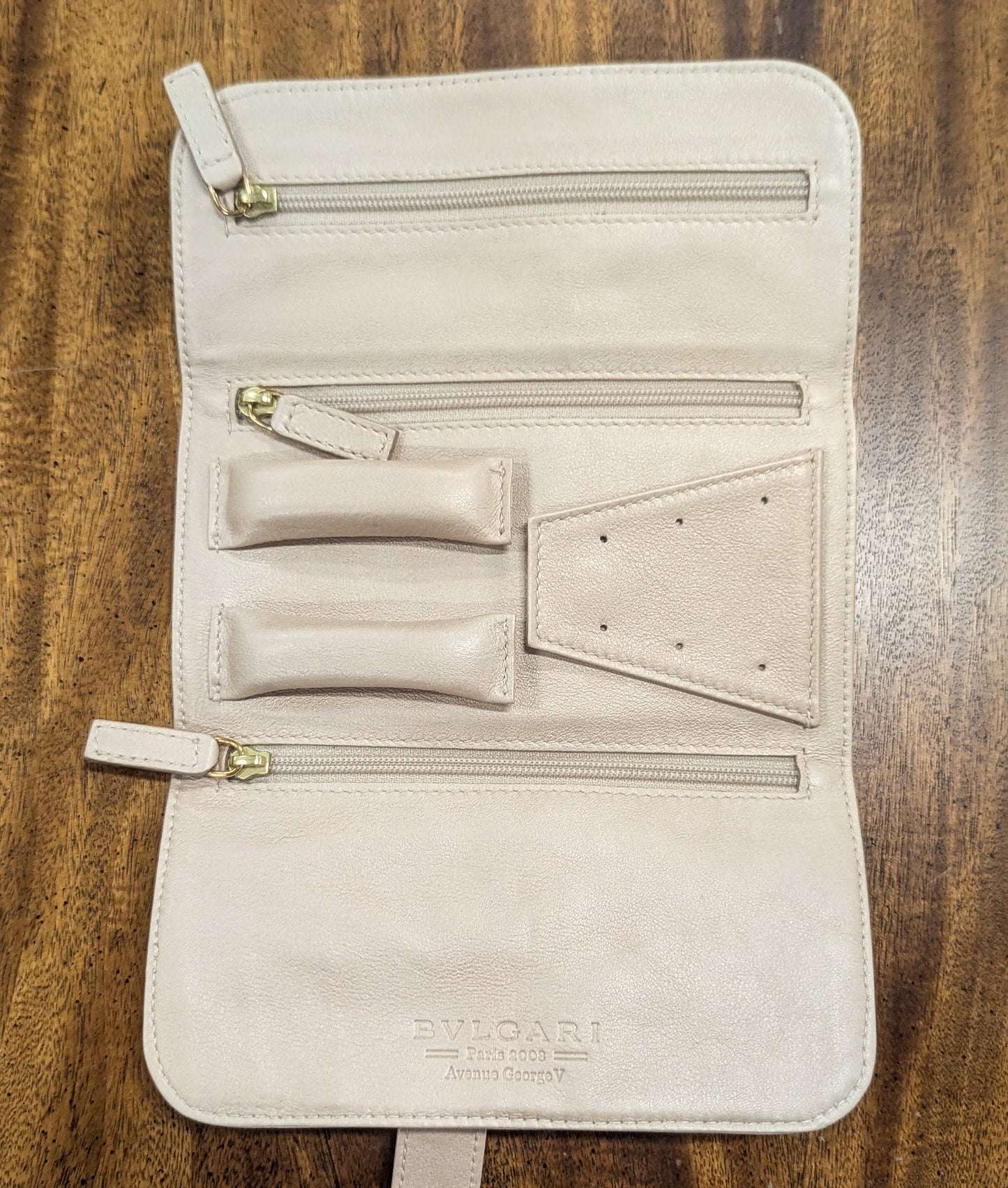 BVLGARI Leather Jewelry Pouch