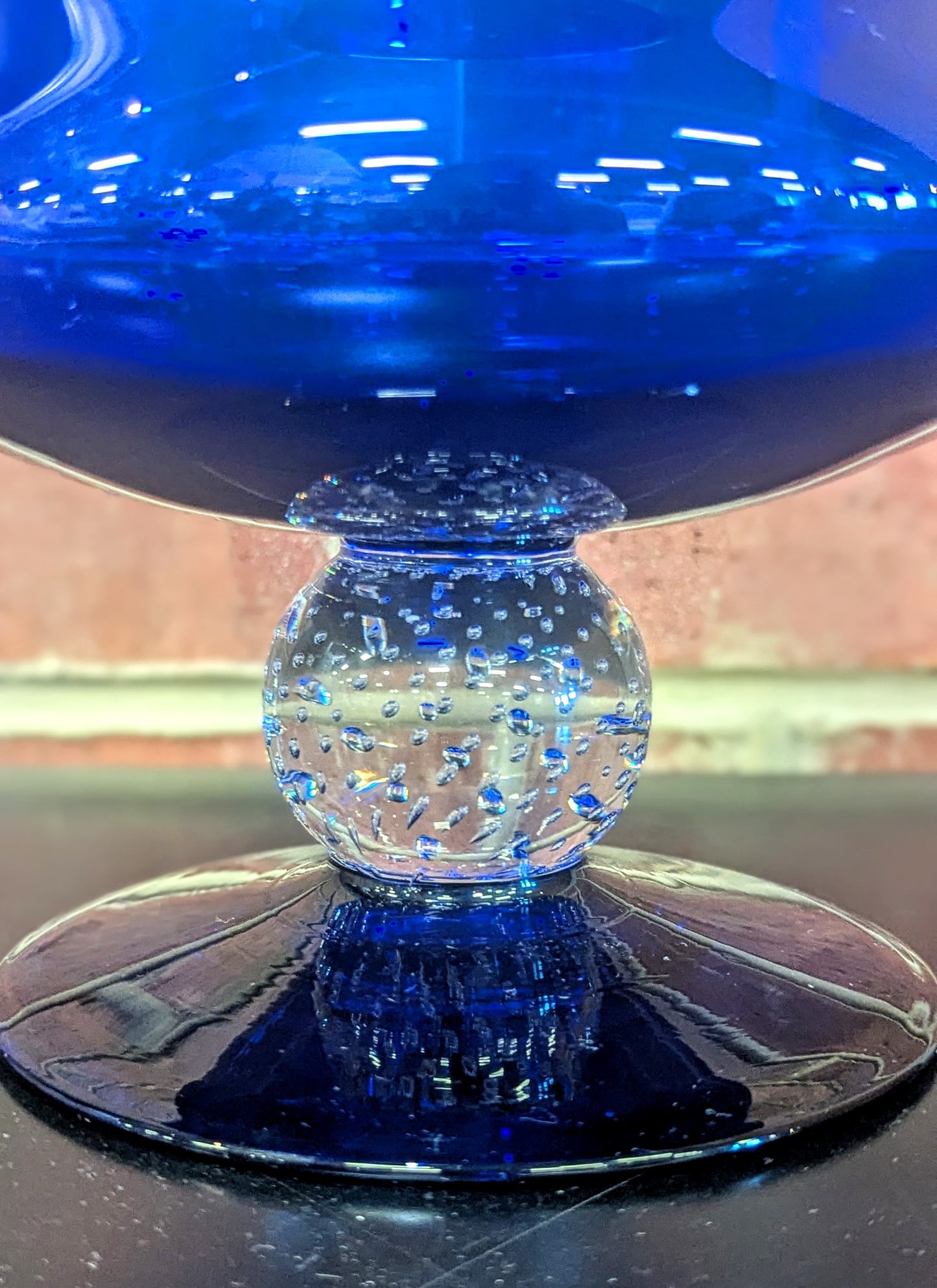 Pairpoint Antique Colbalt Blue Governors Cup