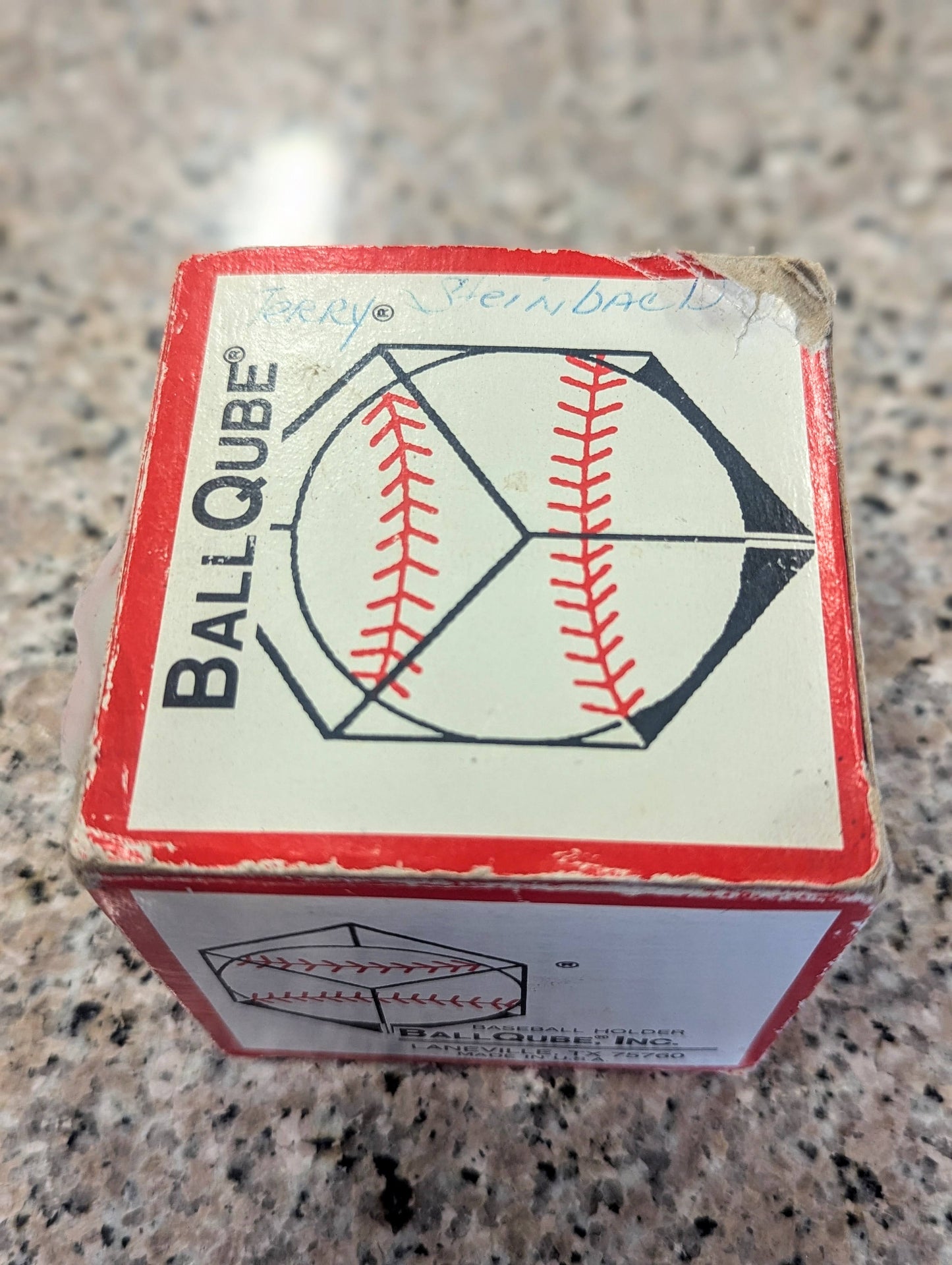 Terry Steinbach Signed Baseball