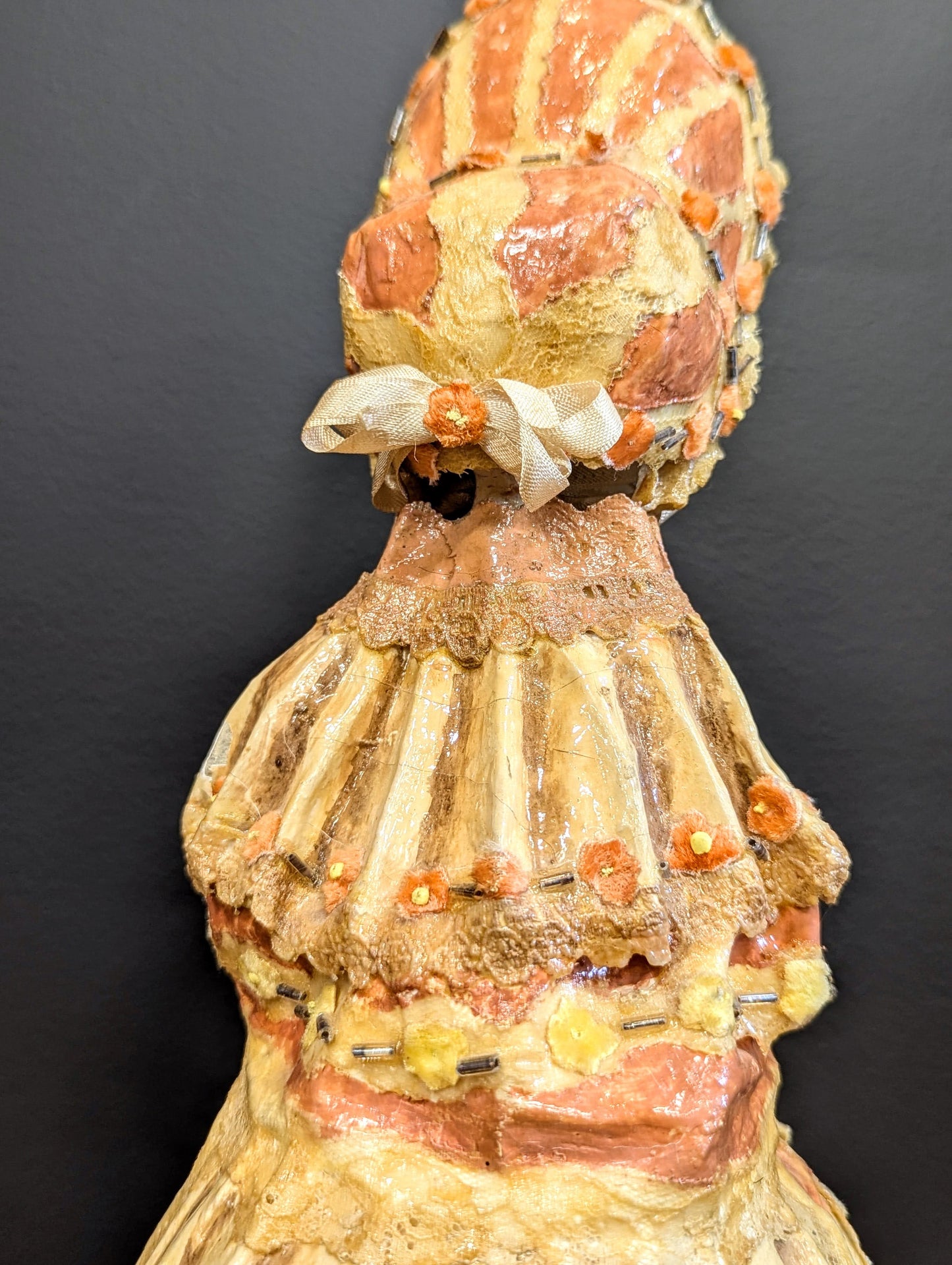 Abelardo Ruiz Paper Mache Big Eyed Girl