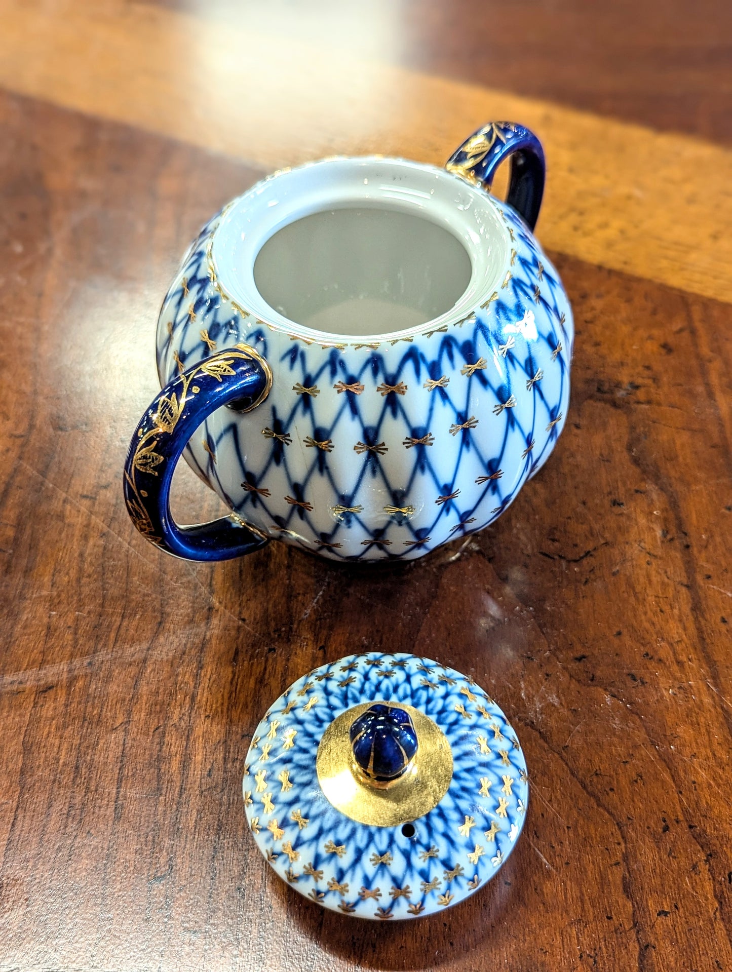 Imperial Russian Lomonosov Porcelain Coffee Set