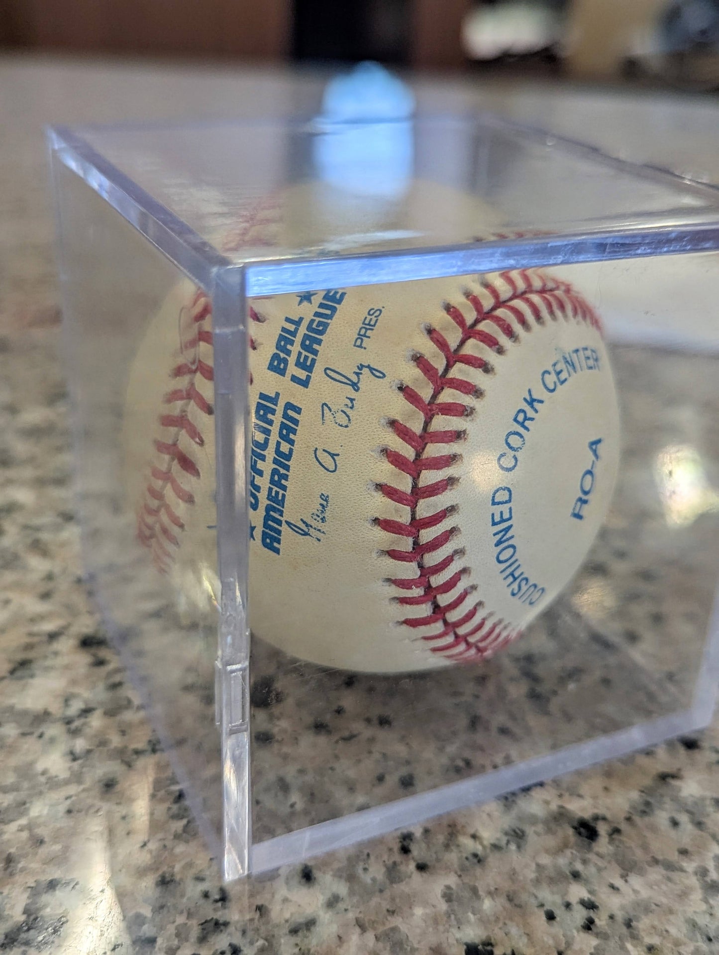 Terry Steinbach Signed Baseball
