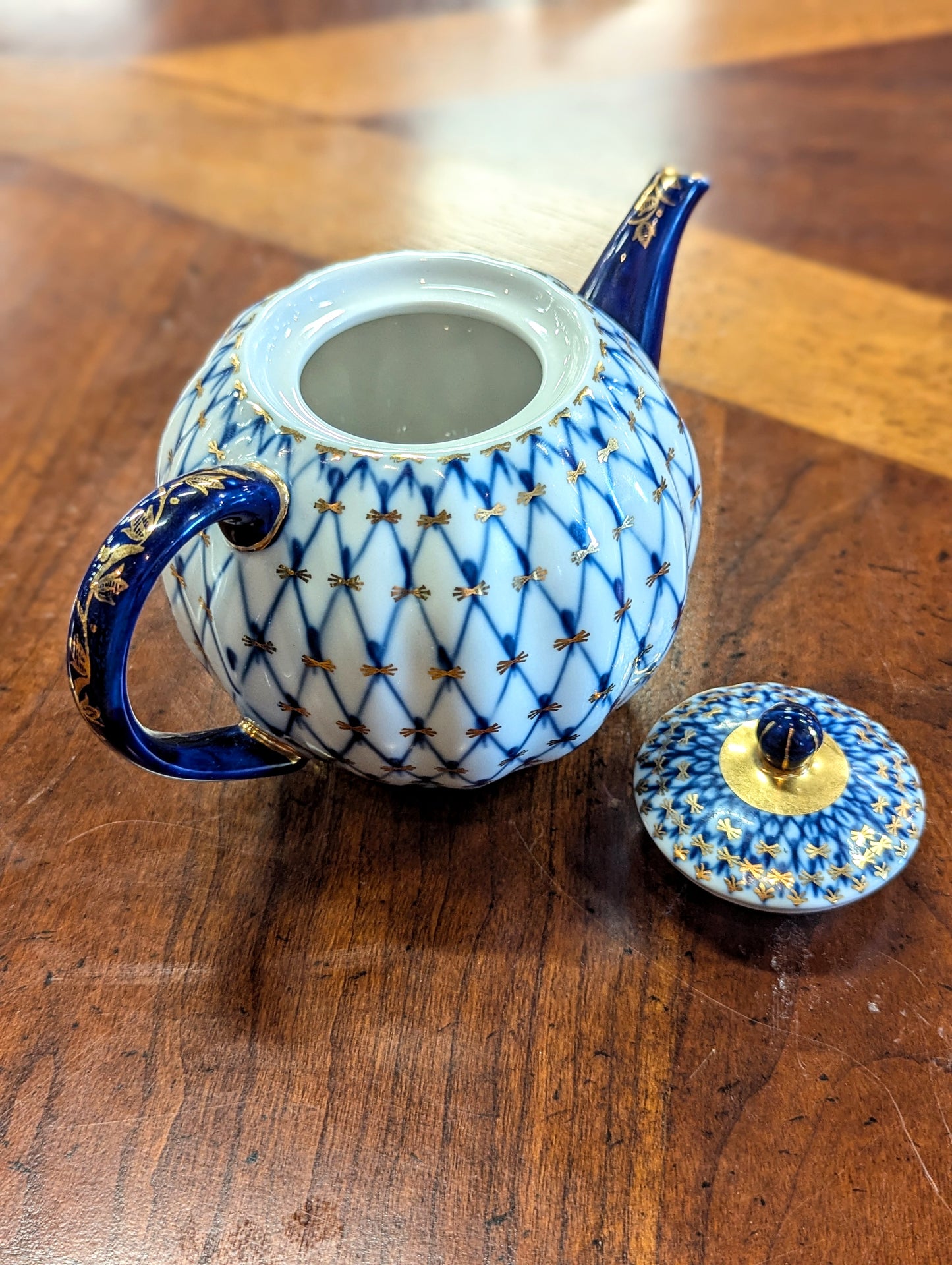 Imperial Russian Lomonosov Porcelain Coffee Set