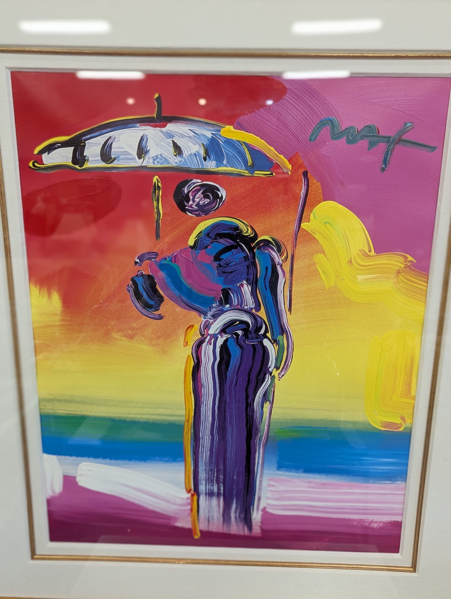 Peter Max Framed Painting