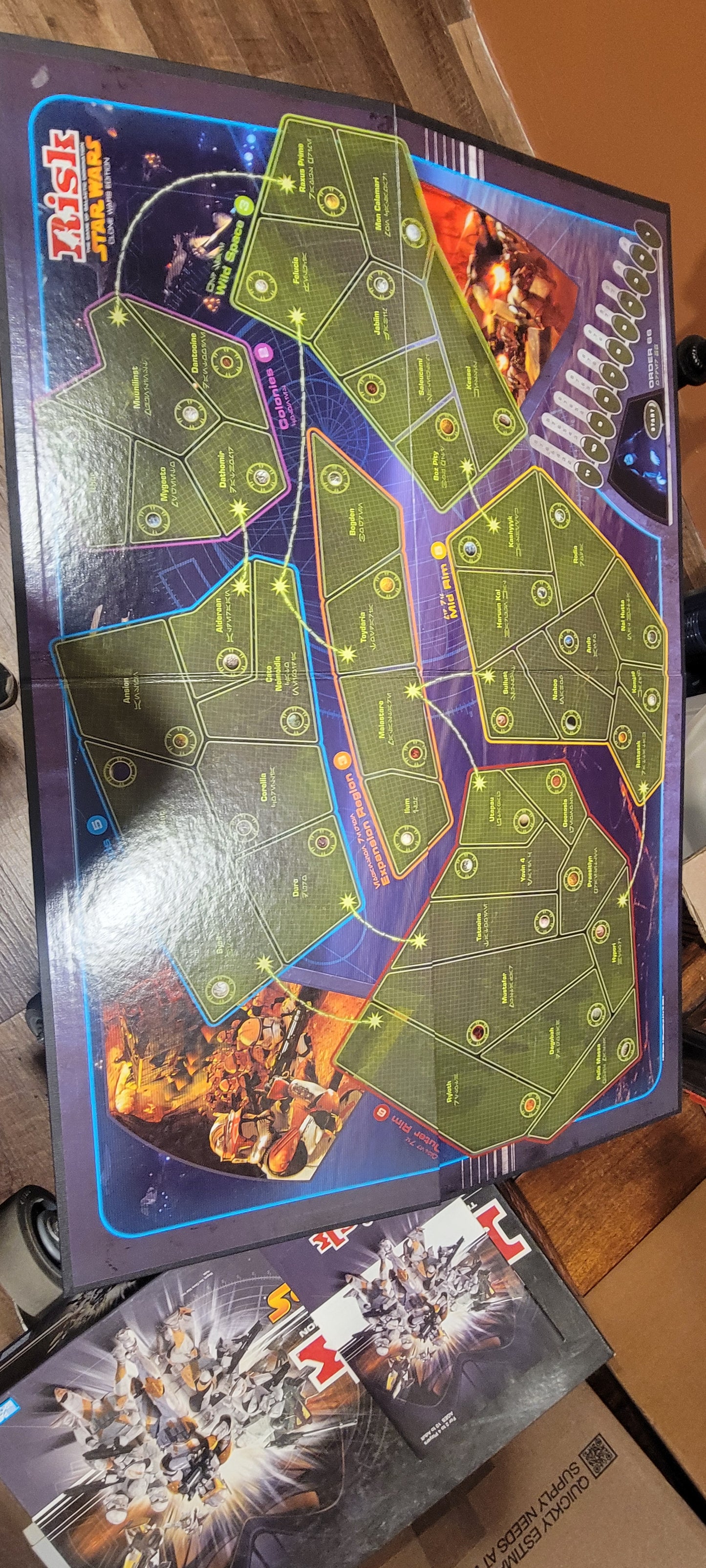 Risk-The Game of Galactic Domination-Star Wars Edition