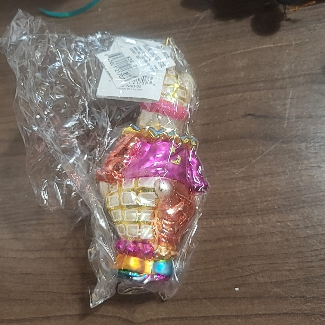 Christopher Radko Cirque De La Lune Christmas Ornament New in Box Collectable