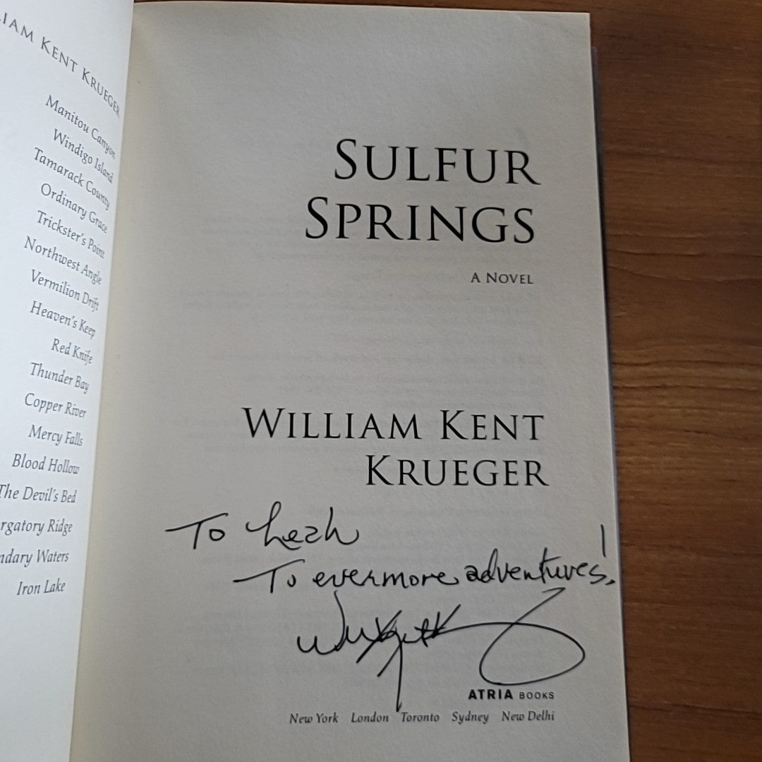 William Kent Krueger- Sulfur Springs
