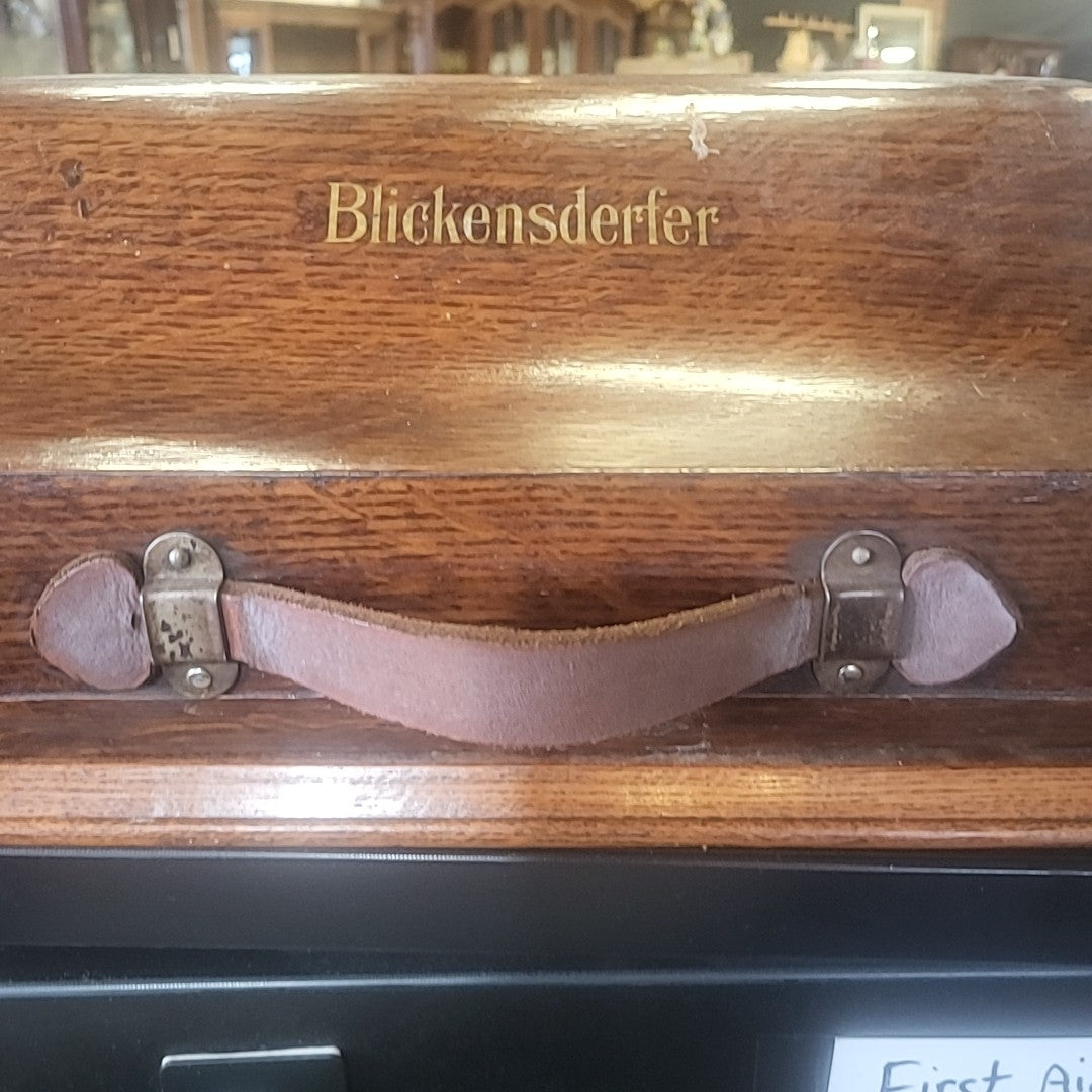 Blickensderfer Typewriter No. 7 with Original Wooden Case
