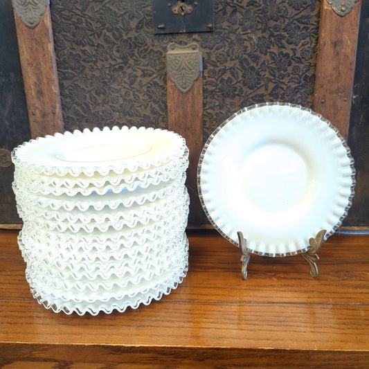 Fenton Silver Crest Plates