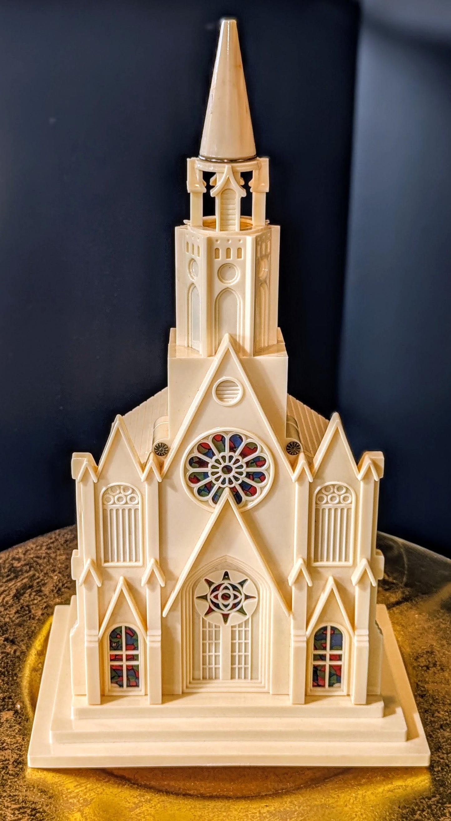 Vintage Raylite Musical Lighted Church