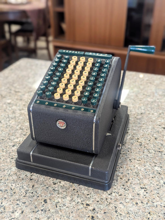 Vintage Protectograph Machine