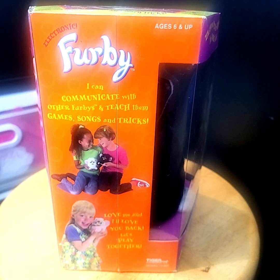 New In Box Black Furby in Original Packaging