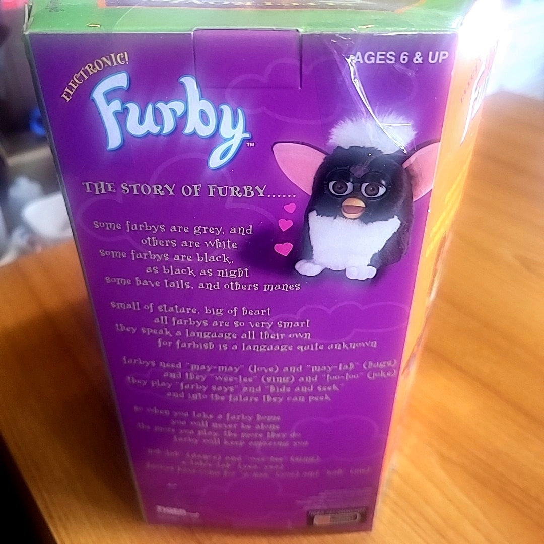 Gray and White Electronic Furby
